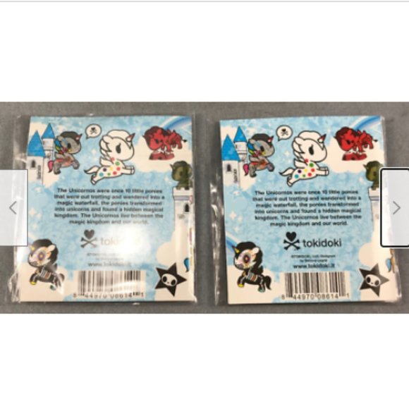 2 Pkg Tokidoki Unicorno Sticky Notes Unused - Picture 3 of 4